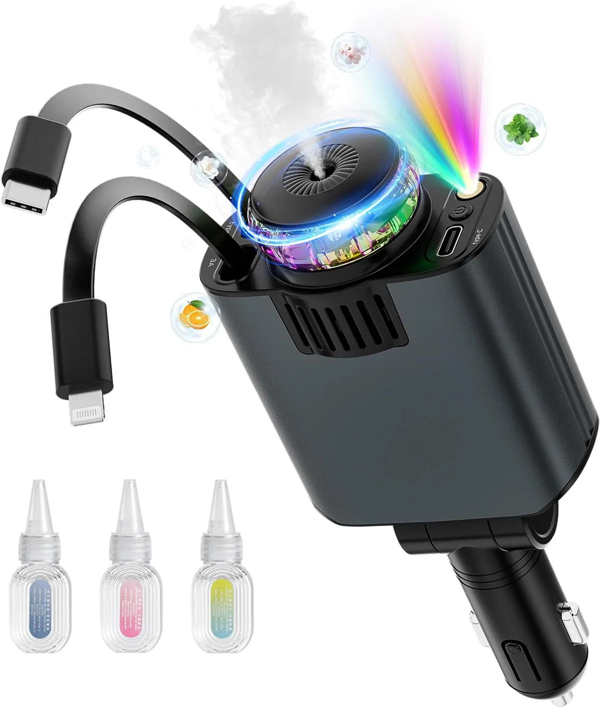5-in-1 Car Charger شاحن السيارة 5 في 1