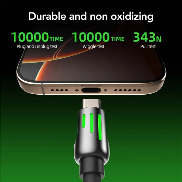 <p>Safe Charging with a <em>Vibrant Glow</em></p>